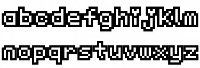 KS-PetitHeartOutline10_2 字体 小写