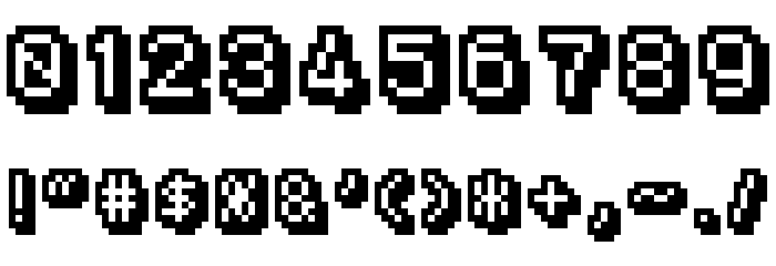 KS-PetitHeartOutline10_3 Font OTHER CHARS