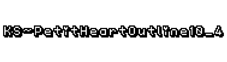 KS-PetitHeartOutline10_4  免费字体下载