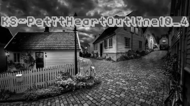 KS-PetitHeartOutline10_4 Font examples