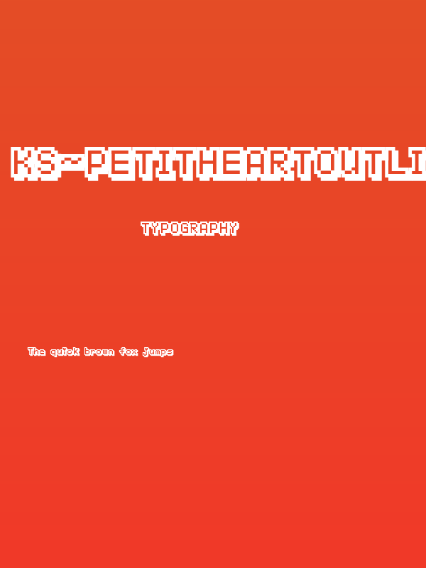 KS-PetitHeartOutline10_5 Poster