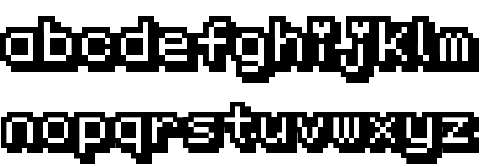 KS-PetitHeartOutline10_5 Font LOWERCASE