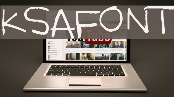 KSAFONT Font examples