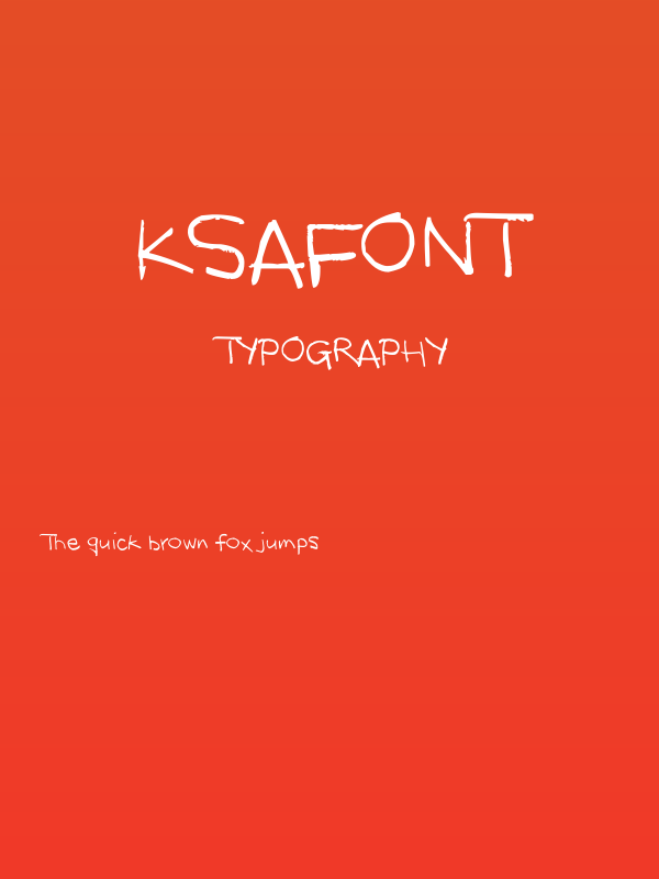 KSAFONT Poster