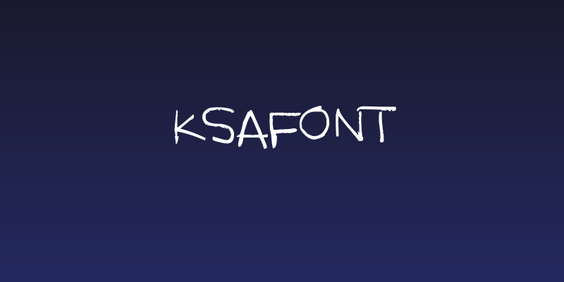 KSAFONT Social Header