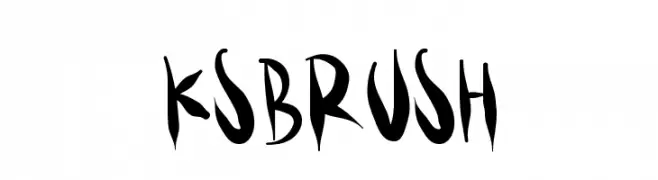 KSBRUSH  Frei Schriftart Herunterladen