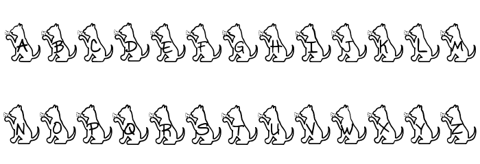 Ks Alphacat Regular Font LOWERCASE