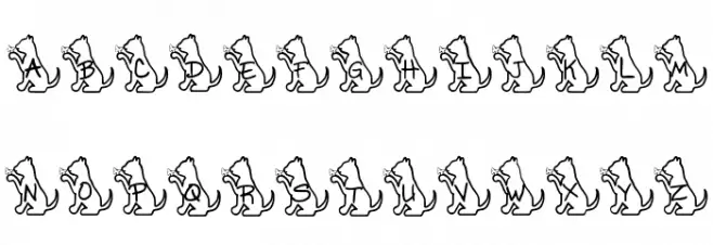 Ks Alphacat Regular Schriftart Kleinbuchstaben