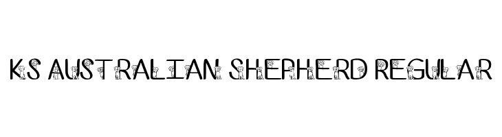 Ks Australian Shepherd Regular  Frei Schriftart Herunterladen
