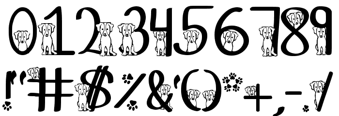 Ks Australian Shepherd Regular Font OTHER CHARS