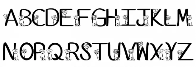 Ks Australian Shepherd Regular Schriftart Kleinbuchstaben