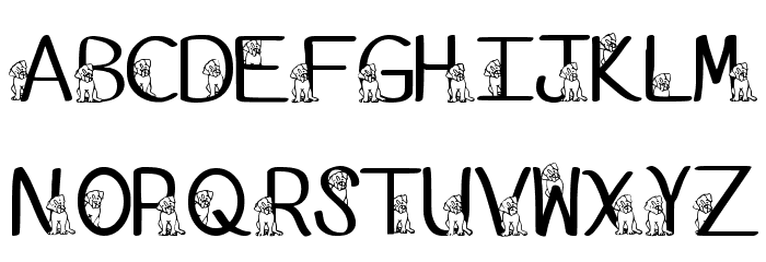 Ks Boxer Hide N Seek Regular Font LOWERCASE