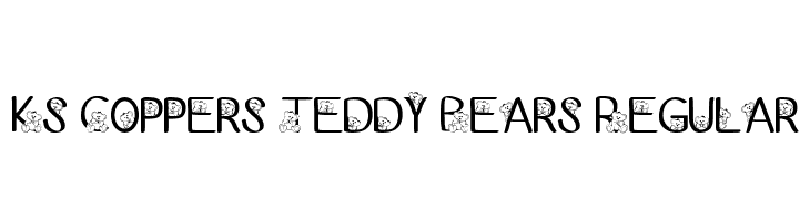 Ks Coppers Teddy Bears Regular  フリーフォントのダウンロード