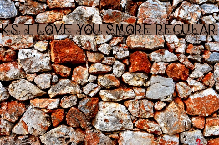 Ks I Love You Smore Regular Example 2