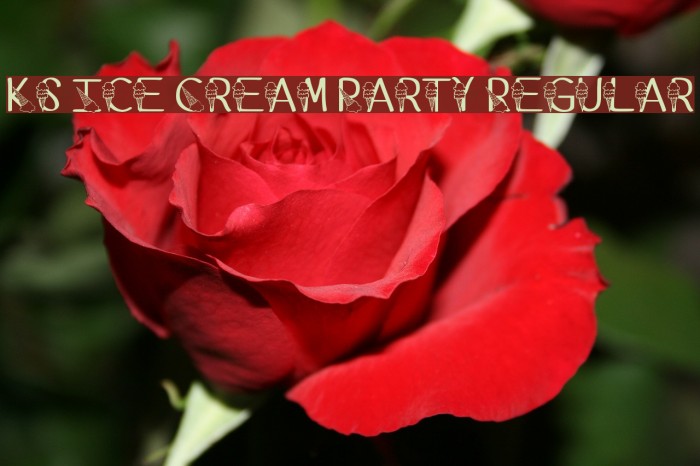 Ks Ice Cream Party Regular Font examples