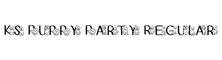 Ks Puppy Party Regular  لخطوط تنزيل
