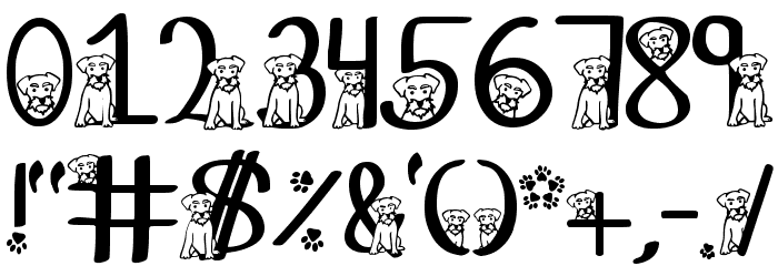 Ks Schnauzer Hide N See Regular Font OTHER CHARS