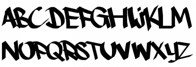 kshandwrt Font Litere mari
