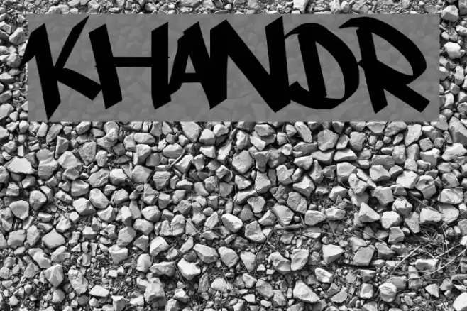 kshandwrt Font examples