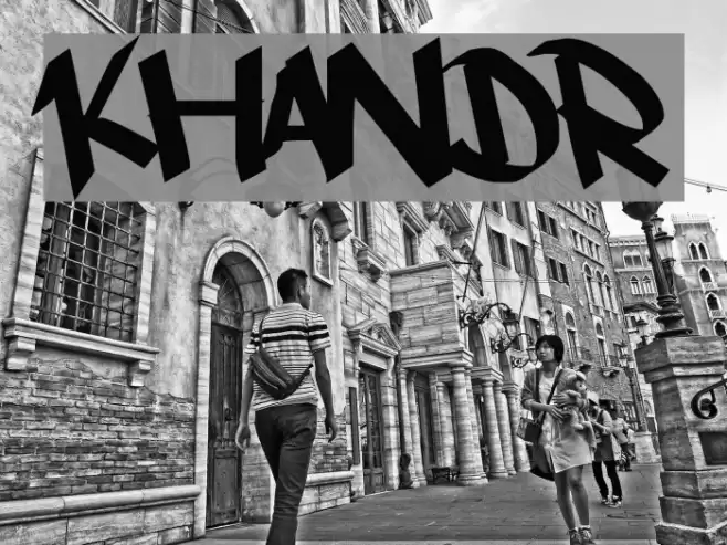 kshandwrt Font examples