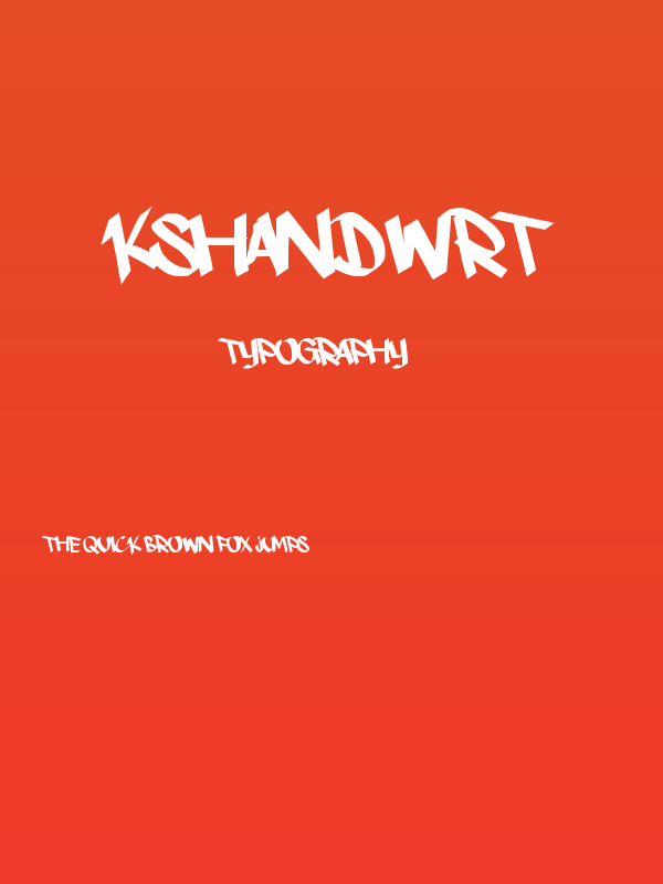 kshandwrt Poster