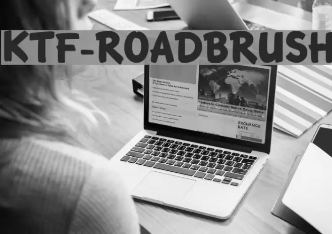 KTF-Roadbrush Font examples