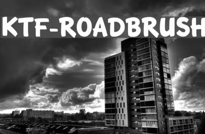 KTF-Roadbrush Font examples