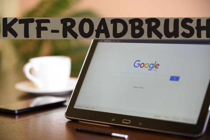 KTF-Roadbrush Font examples