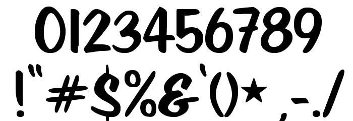 KTF-Roadstar Font OTHER CHARS