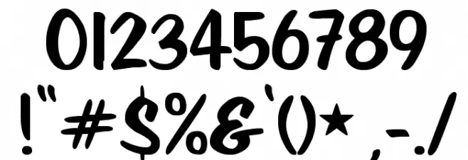 KTF-Roadstar Font OTHER CHARS