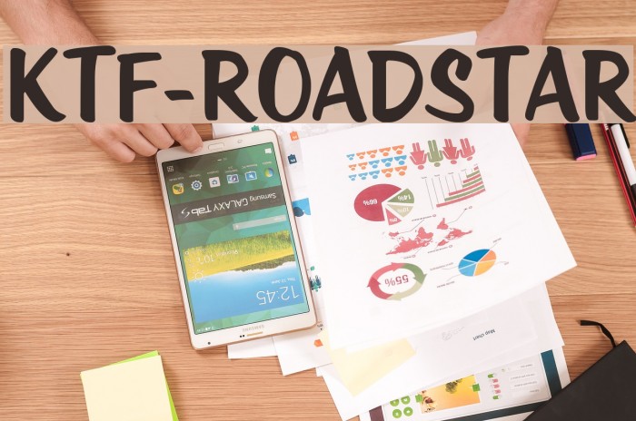 KTF-Roadstar Font examples