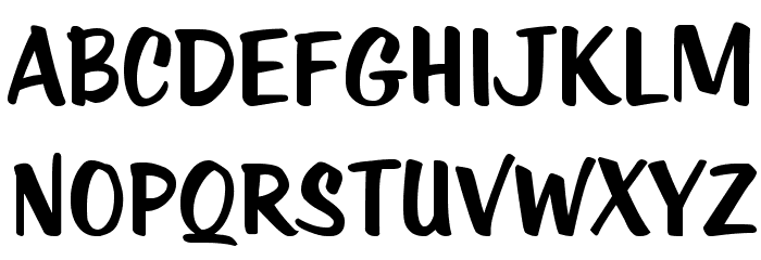 KTF-Roadstar Font LOWERCASE