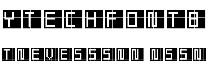 KTech Font OTHER CHARS