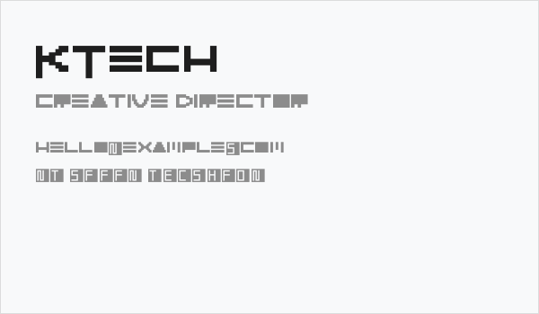 KTech Business Card