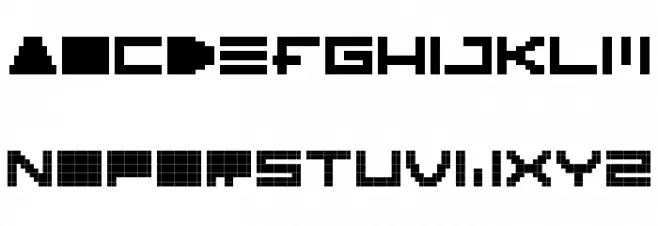 KTech 字体 小写