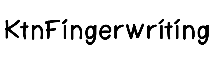 KtnFingerwriting Font
