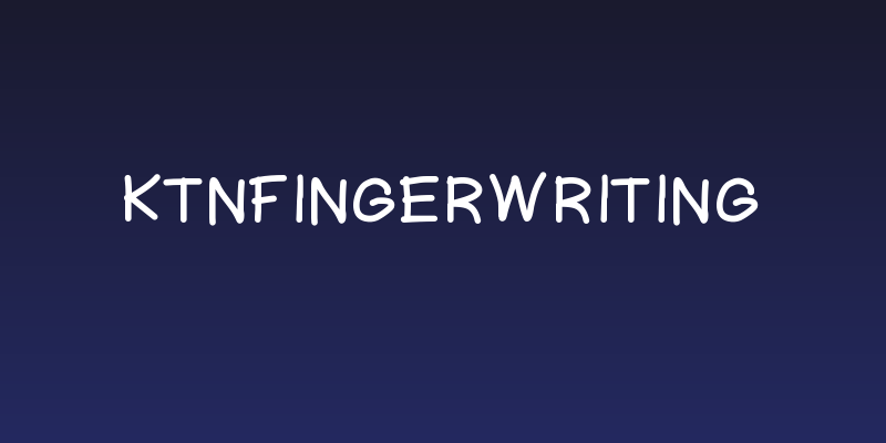 KtnFingerwriting Social Header
