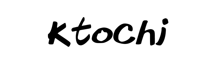 Ktochi  Frei Schriftart Herunterladen