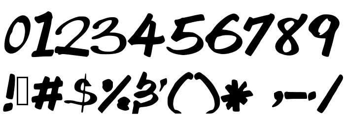 Ktochi Font OTHER CHARS