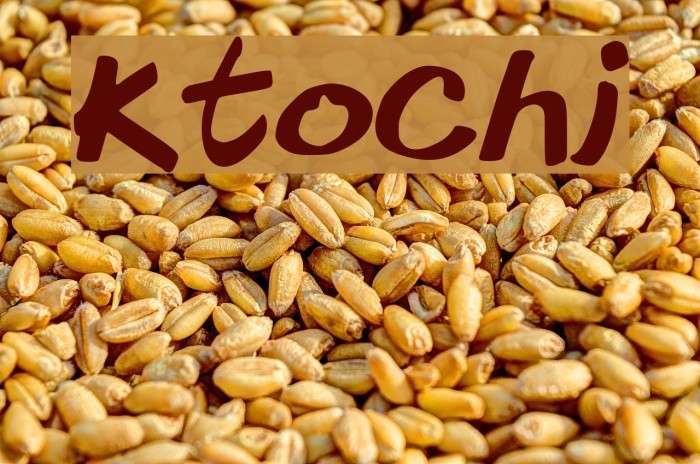 Ktochi Font examples