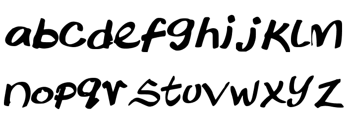 Ktochi Font LOWERCASE