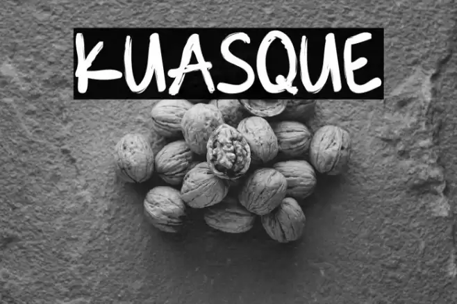 KUASQUE Font examples