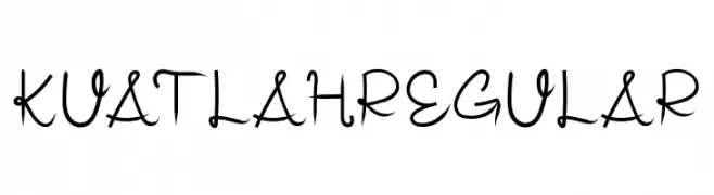 KUATLAHRegular  Frei Schriftart Herunterladen