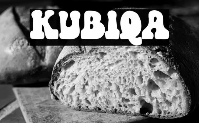KUBIQA Font examples