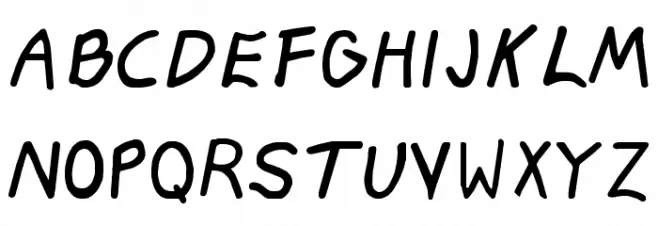 KUCHAR 字体 大写