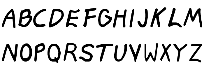 KUCHAR Font LOWERCASE