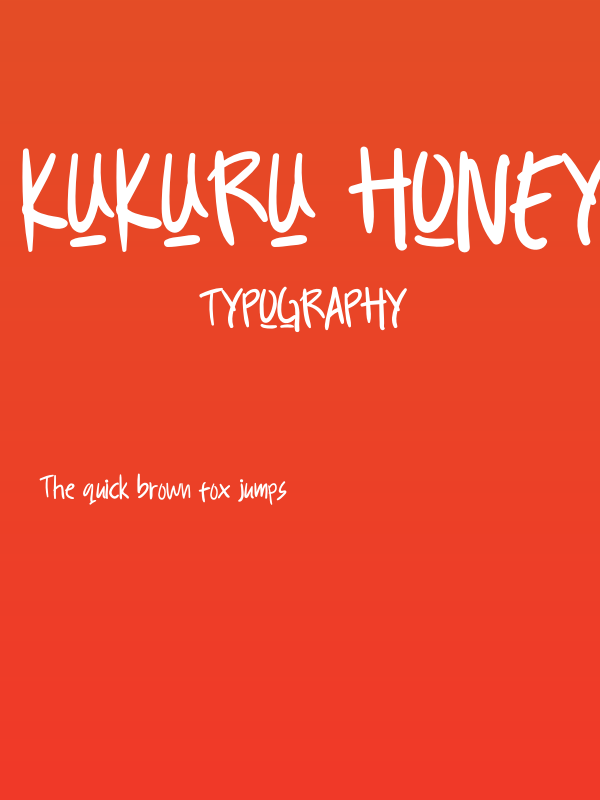 KUKURU HONEY Poster