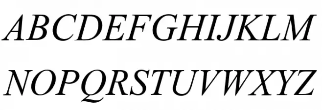 KULDIPA2 Italic フォント 大文字