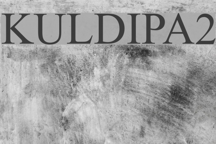 KULDIPA2 Font examples