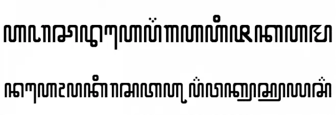 KUNJARA Regular 字体 大写